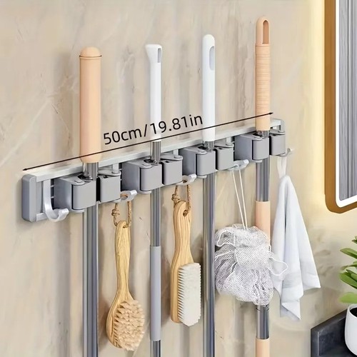 1pc wall mounted - and, broom