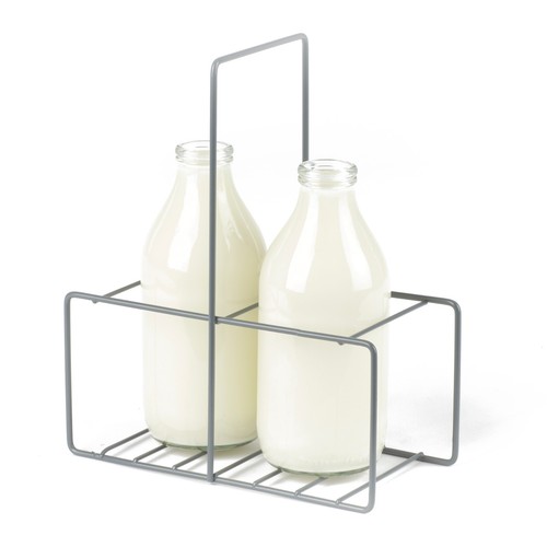 Livivo wire milk bottle holder - bottle,