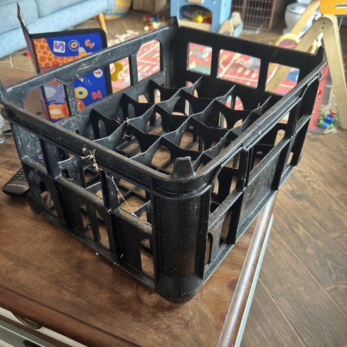 Hard plastic milk - hard, crate