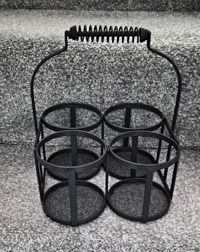 Black metal mesh - mesh, bottle